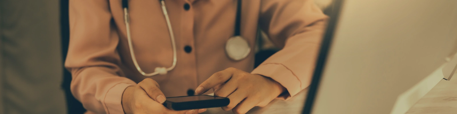 a doctor on the phone