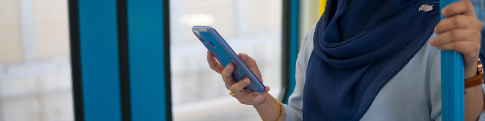 using a mobile phone