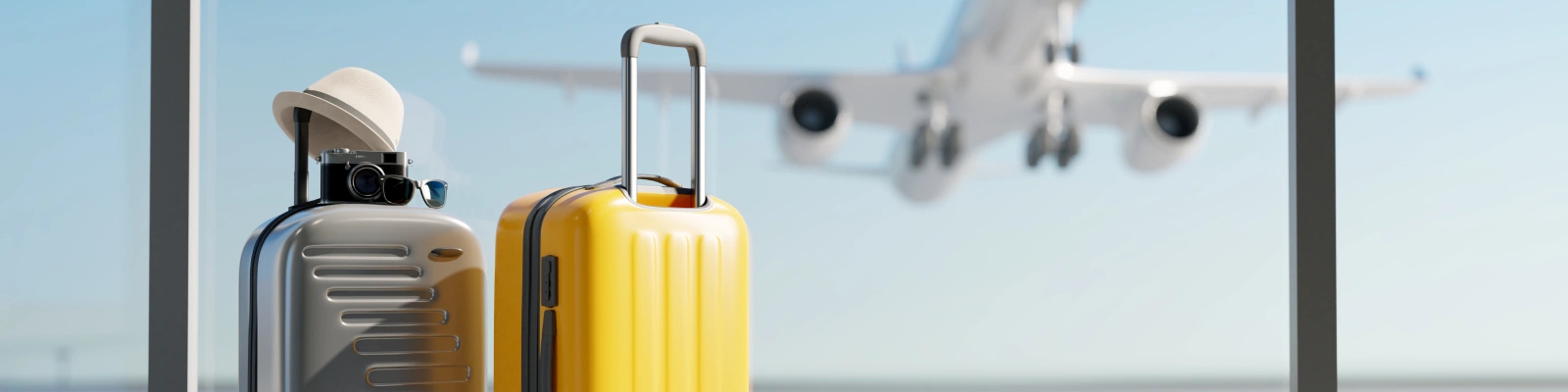 luggage at the airport